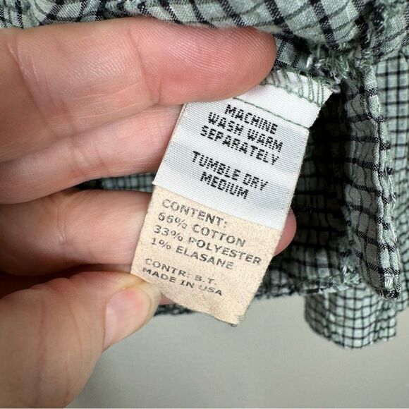 Cut Loose Textured Crinkle Wavy Pattern Blouse Boxy Fit Lagenlook Womens Size XL - Picture 5 of 6